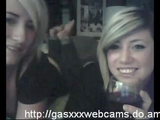 Two Blonde Sisters On Cam