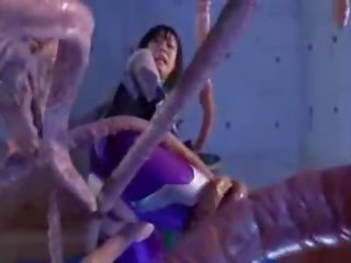 Huge tentacle and big Titty asian adult film babe