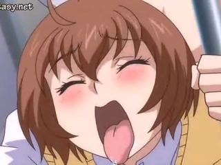 Superior anime makakakuha ng slammed mula sa likod ng
