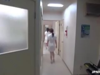 Japanska sjuksköterska blir styggt med en randy part6