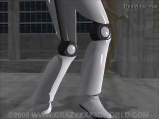 3d 动画: robot captive