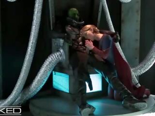 WickedParodies - Supergirl Seduces Braniac Into Anal xxx clip