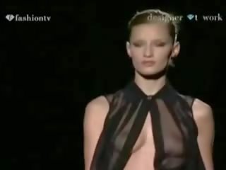 Oops - lingerie runway clip - see through and mudo - on tv - ketika