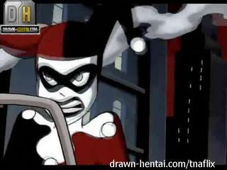 Superhero szex csipesz - batman vs harley quinn