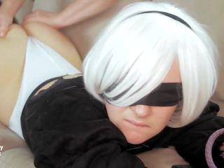 Yorha no 2 prende catturato e faccia scopata, x nominale video 64