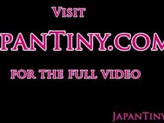 Japonská drobounký hezká facialized v trojice: volný dospělý film e5