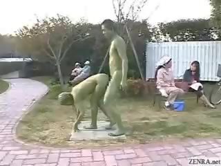 Green japoneze lulishte statues qij në publike