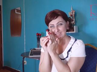 Rot lippenstift petting neckerei von regina noir retro. | xhamster