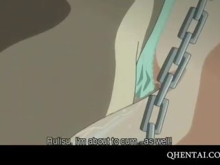 Αλυσοδεμένος/η hentai έφηβος/η βαθιά λαρύγγι ψωλή