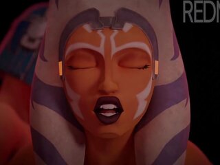 Stella guerre - ahsoka tano jedi formazione pompino (animation con suono)