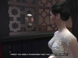 &lbrack;TRAILER&rsqb; Bride enjoying the last days before getting married&period; adult movie with the priest before the ceremony - Naughty Betrayal