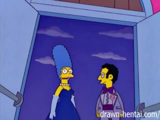 Simpsons vuxen klämma - marge och artie afterparty