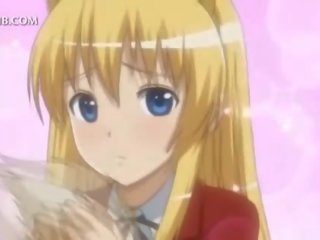 Fragile anime blondýna kozy olízal a kurvička búšil ťažký