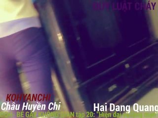 Teen mistress Pham Vu Linh Ngoc shy peeing Hai Dang Quang school Chau Huyen Chi fancy woman