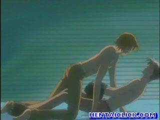 Anime homossexual tendo incondicional anal sexo clipe em sofás