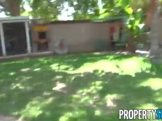 Propertysex - student fucks high school mugallym outdoors