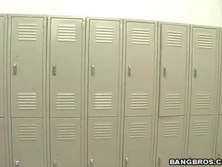 Busty excellent milf suck extractings In the Male Locker Room