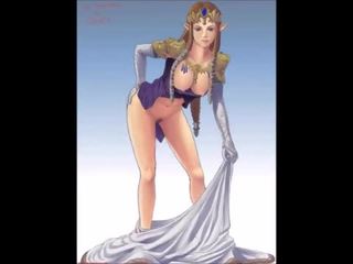 Legend van zelda - prinses zelda hentai volwassen video-