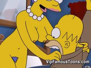 Simpsons pesta liar animasi pornografi parodi